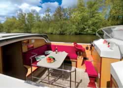 Interior image of boat